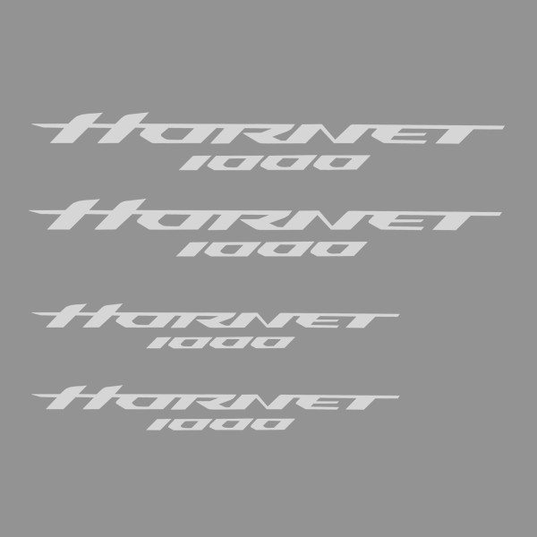 Pyramid Plastics Pyramid decals | white | honda cb 1000 hornet logo set of 4
